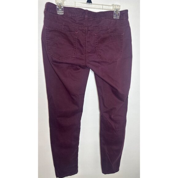 Daughters Of The Liberation Burgundy Chino Pants Size 4 Womens - Picture 4 of 8